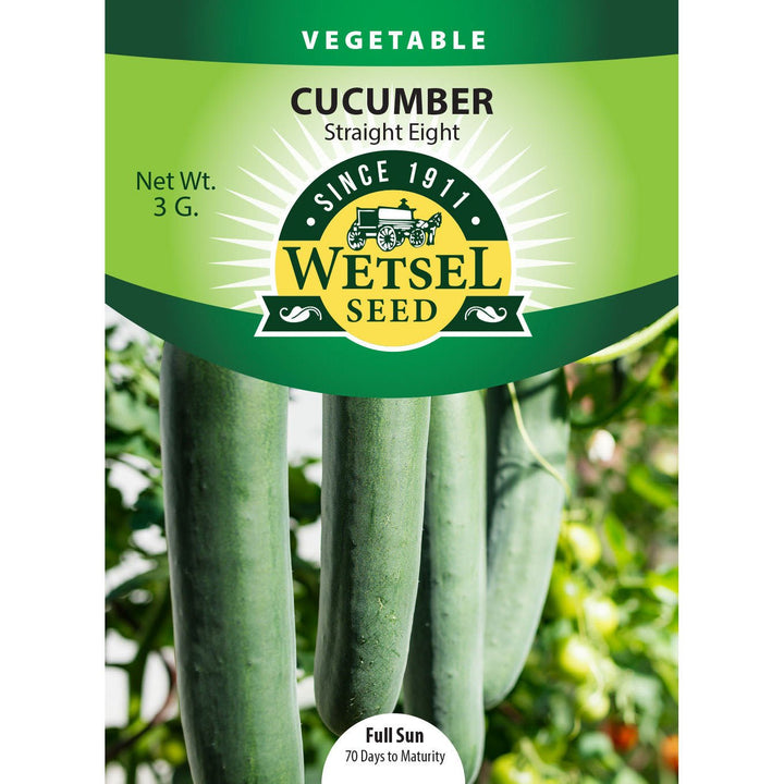 Wetsel Seed™ Straight Eight Cucumber Seed - Greenhouse Megastore