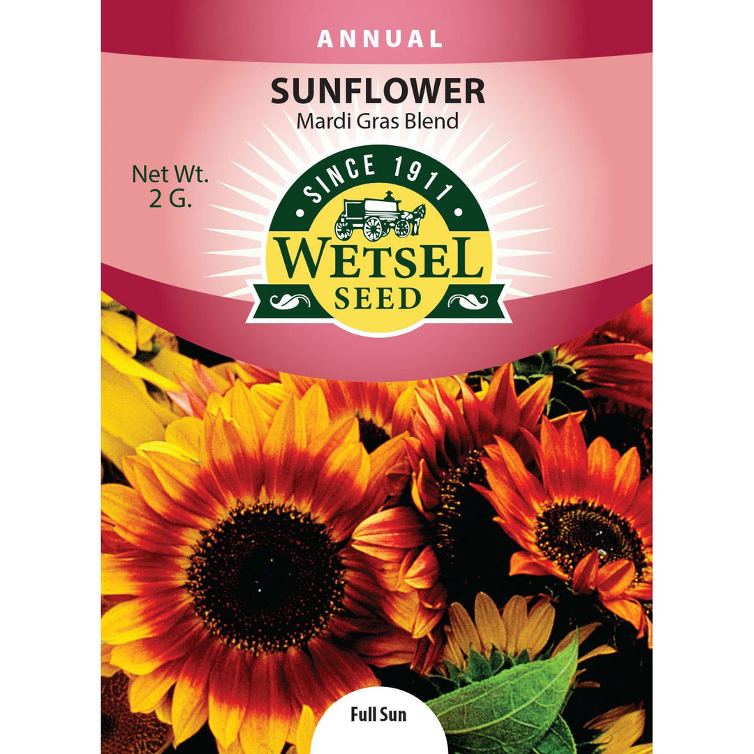 Wetsel Seed™ Sunflower Mardi Gras Mix Blend Seed - Greenhouse Megastore