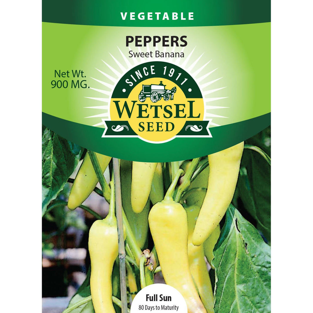 Wetsel Seed™ Sweet Banana Pepper Seed - Greenhouse Megastore