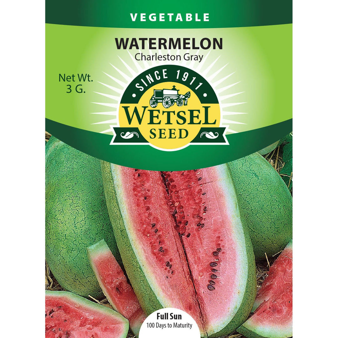 Wetsel Seed™ Watermelon Charleston Grey 133 Seed - Greenhouse Megastore