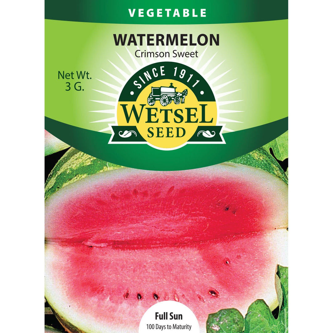 Wetsel Seed™ Watermelon Crimson Sweet Seed - Greenhouse Megastore