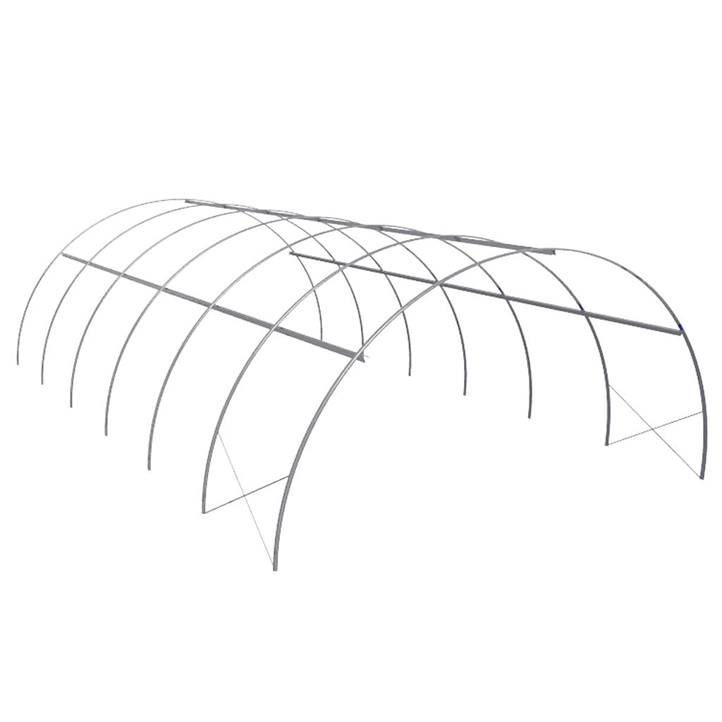 1000 Series Hoop House Frame w/ Spring Lock - Greenhouse Megastore
