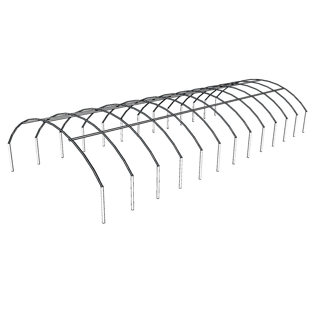 1100 Series Hoop House Frame w/ Spring Lock - Greenhouse Megastore