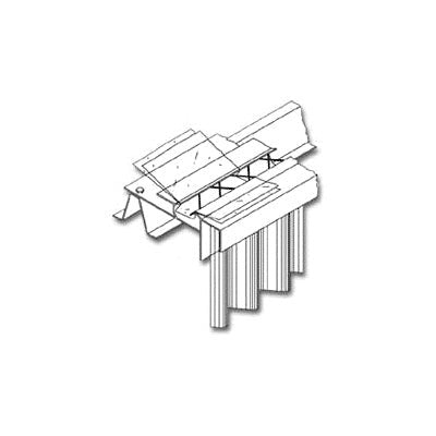 1200 Series Arched Alum Gable End Bars (Both Ends) - Greenhouse Megastore