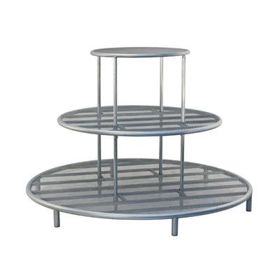 3 Level Circular Island Display Bench - Greenhouse Megastore
