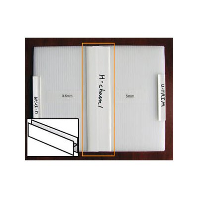 4 ft. H - Channel Profile for Solexx Panels - Case of 10 - Greenhouse Megastore
