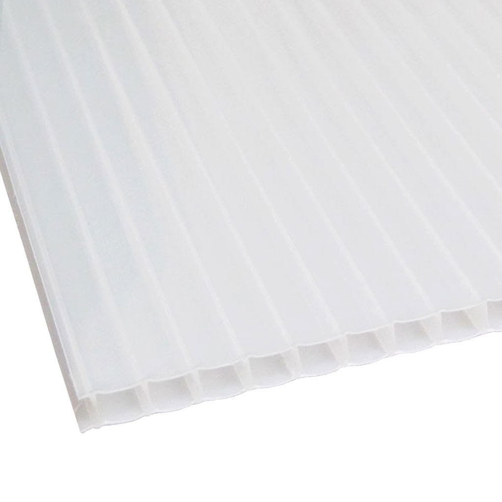 6mm Opal Twinwall Polycarbonate Panel - Greenhouse Megastore