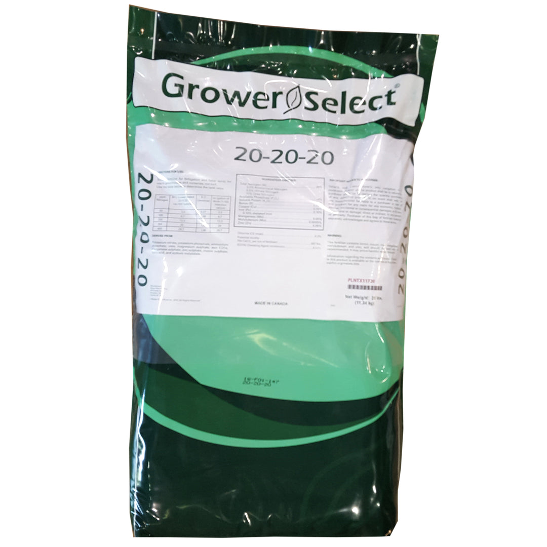 Grower Select 20-20-20 Water Soluble Fertilizer