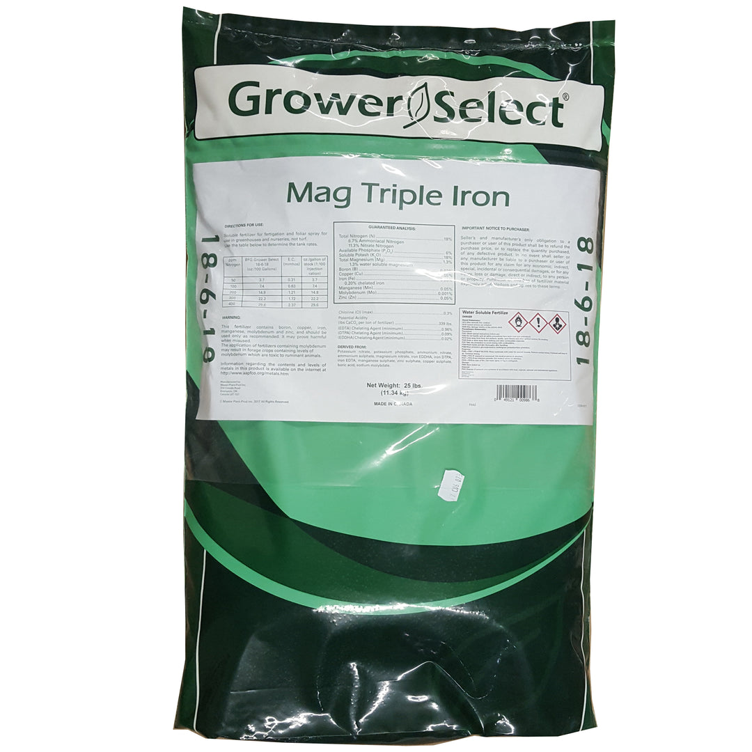 Grower Select Mag Triple Iron 18-6-18
