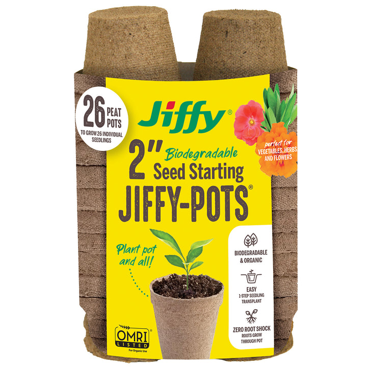 Jiffy Peat Pots - Retail Packaging