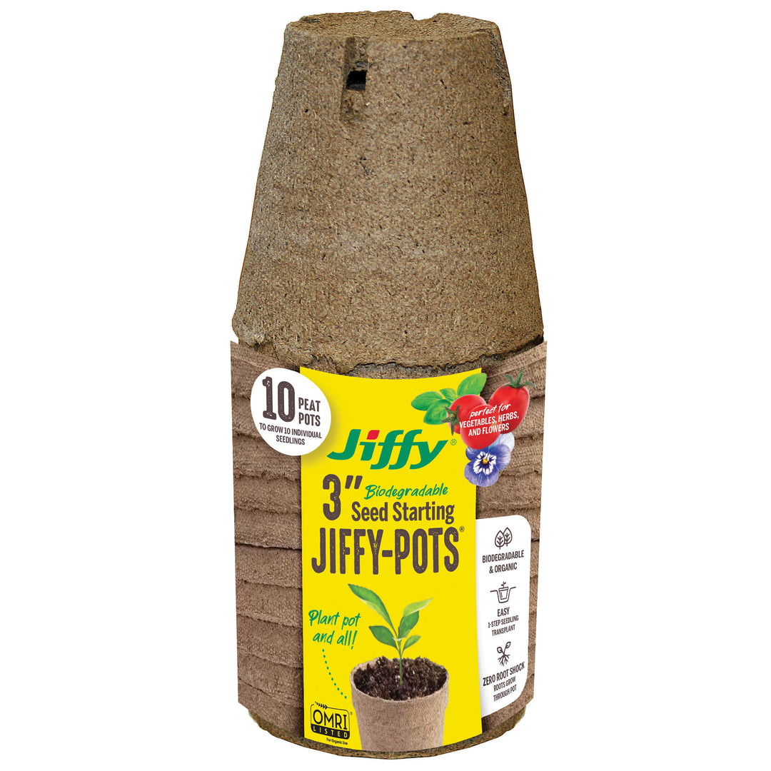 Jiffy Peat Pots - Retail Packaging