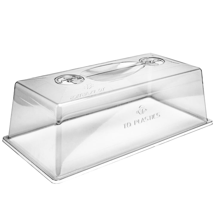 7" Vented Humidity Dome for 1020 Trays - T.O. Plastics