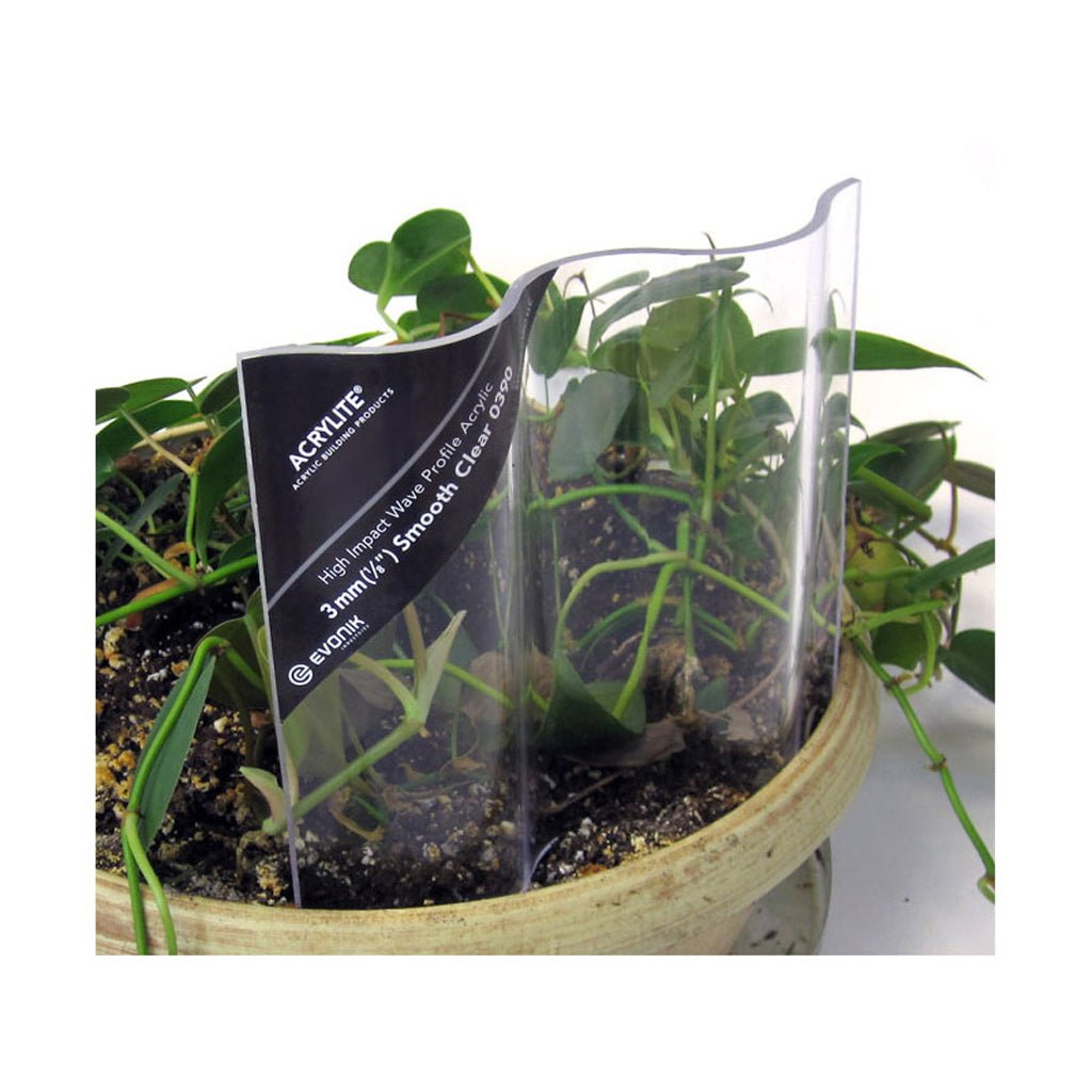 Acrylite 3mm Clear Corrugated Panel - Greenhouse Megastore
