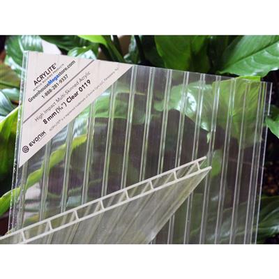 Acrylite 8mm Clear Acrylic Panel - Greenhouse Megastore