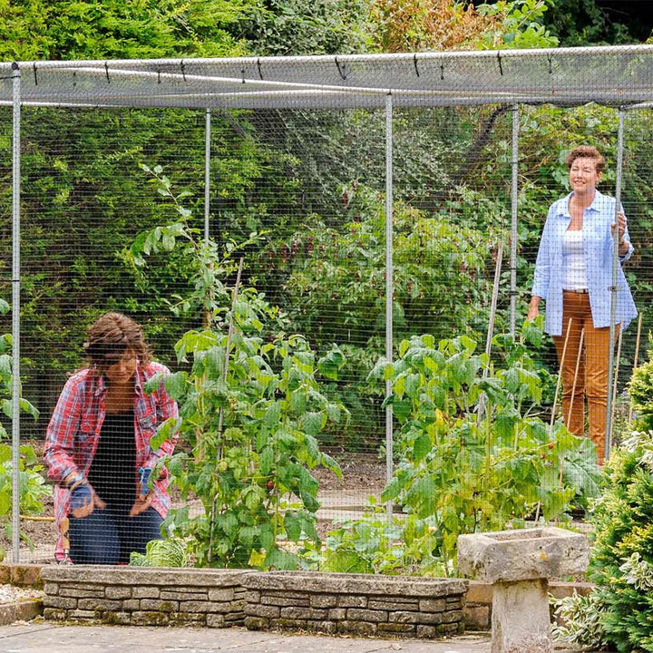 Aluminum Crop Cage With Netting and Door - Greenhouse Megastore