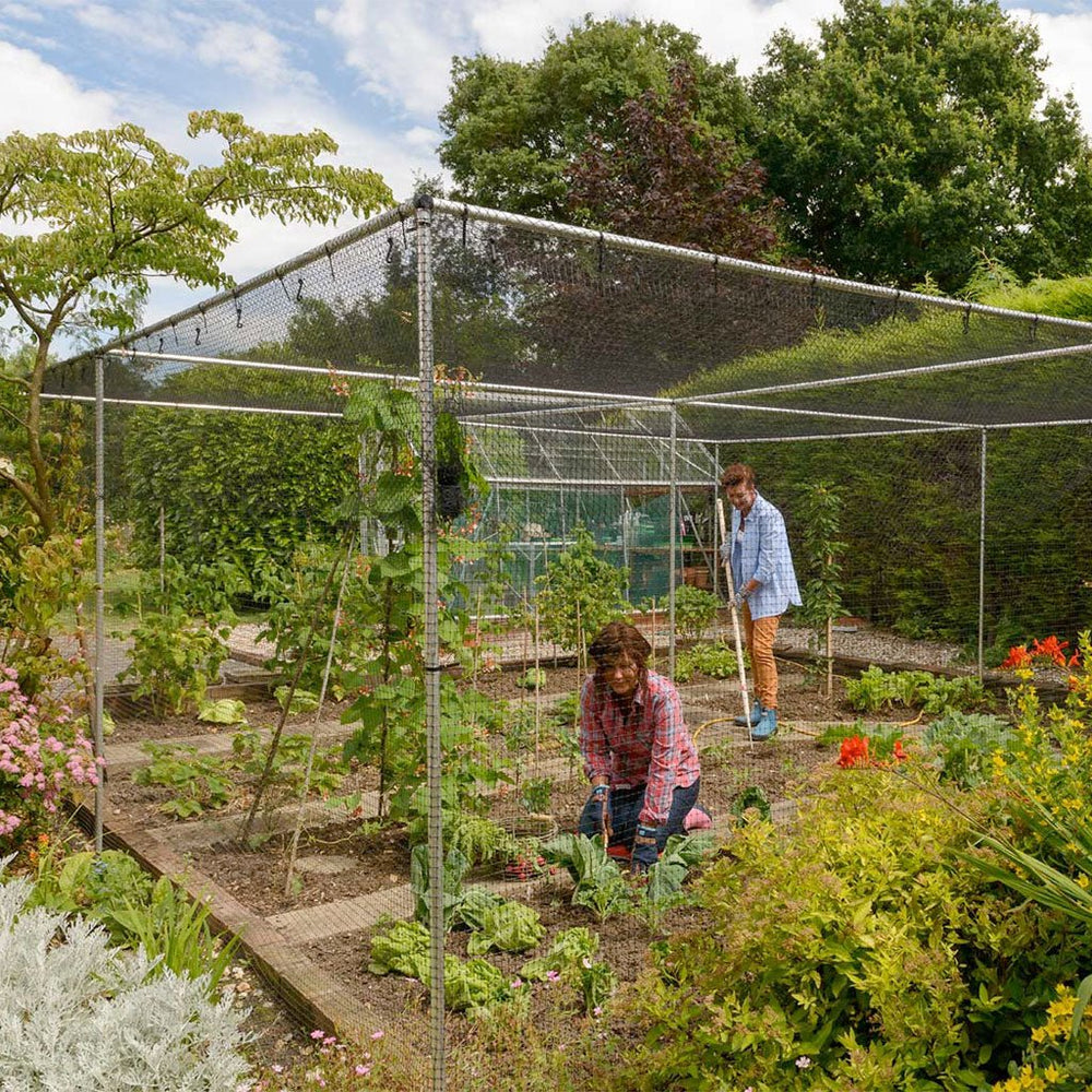 Aluminum Crop Cage With Netting and Door - Greenhouse Megastore