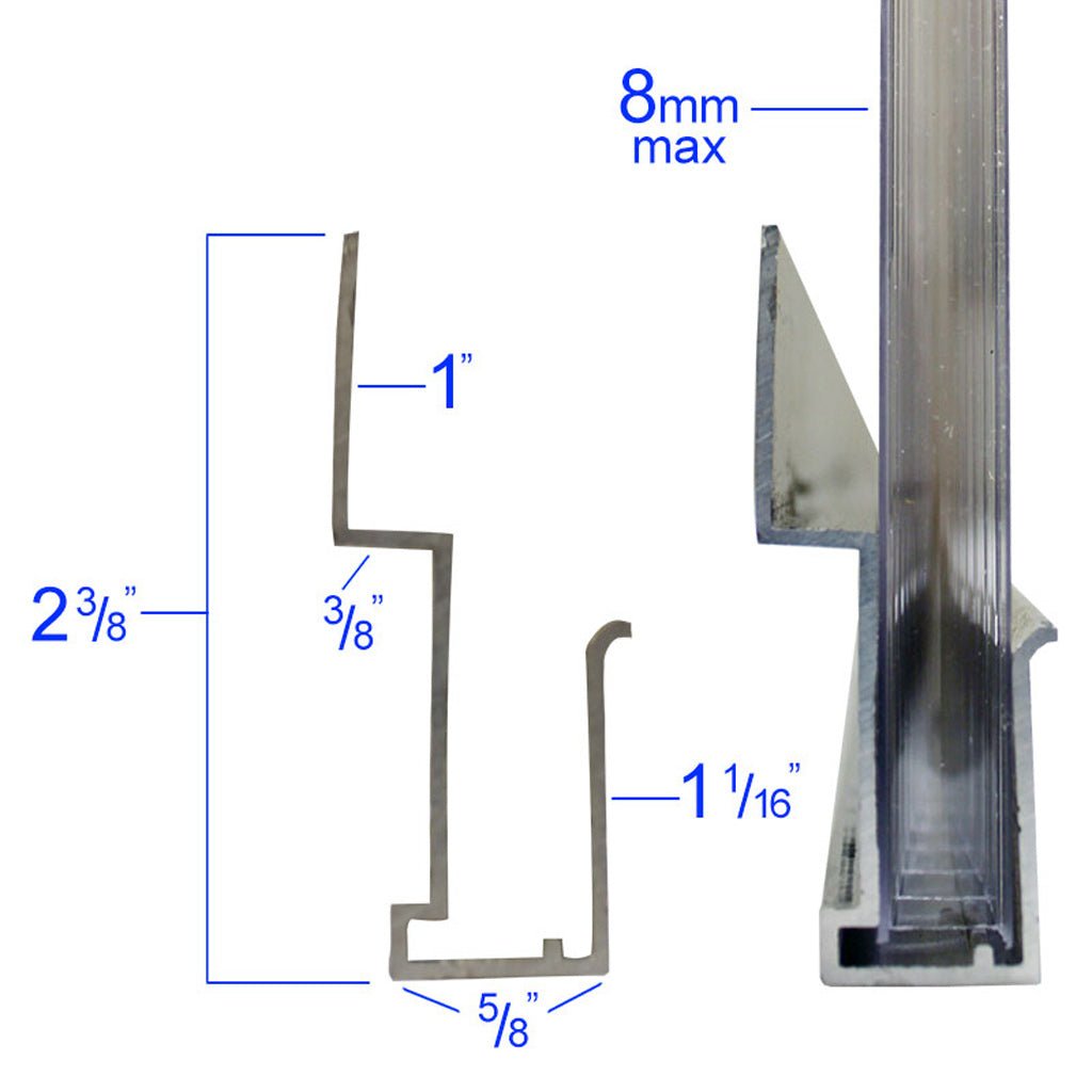 Aluminum U End Cap - Greenhouse Megastore