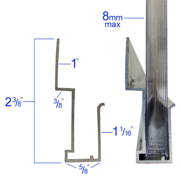 Aluminum U End Cap - Greenhouse Megastore