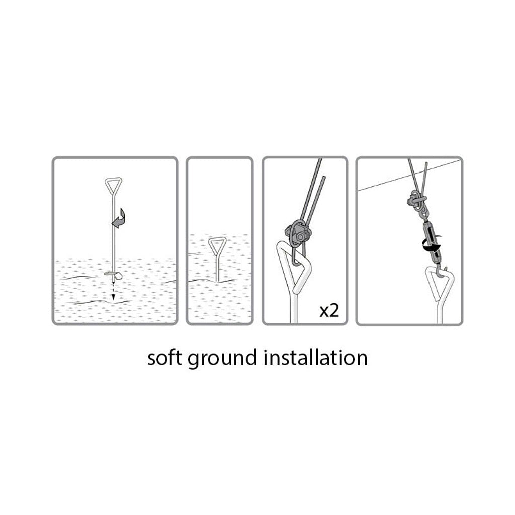 Anchoring Kit for Palram - Snap & Grow Greenhouses - Greenhouse Megastore
