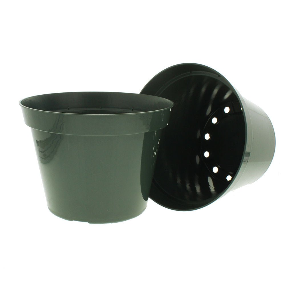 Azalea Green Round Pots - Greenhouse Megastore