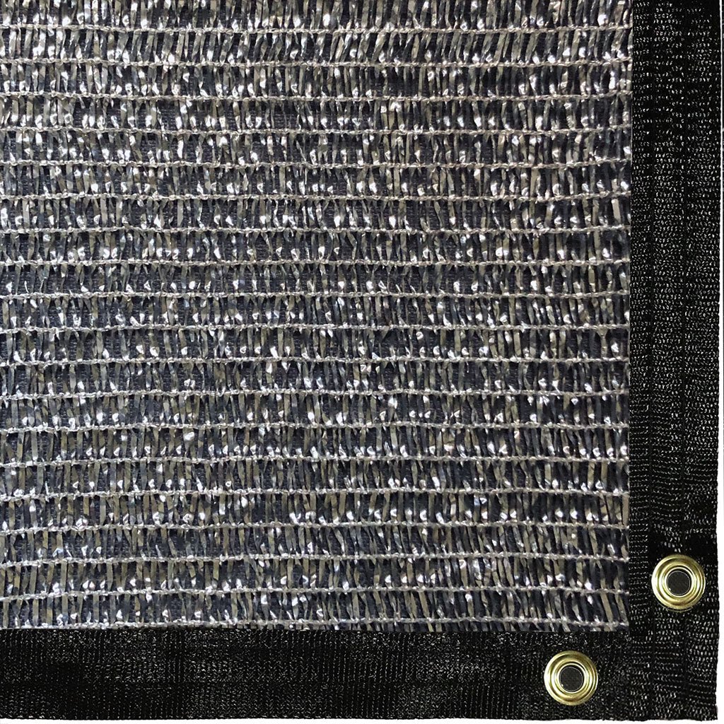 Be Cool Solutions™ 50% Aluminet Tape Knit Shade Cloth, Grommeted Panel - Greenhouse Megastore