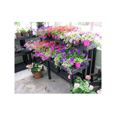 Benchmaster™ 2 Shelf Corner Display - Greenhouse Megastore