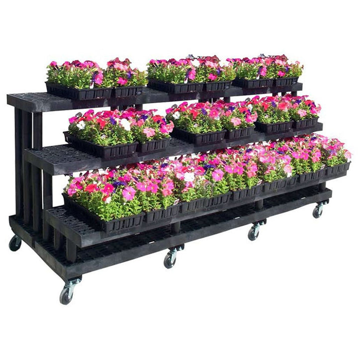 Benchmaster™ 3 Shelf Wall Cart - Greenhouse Megastore