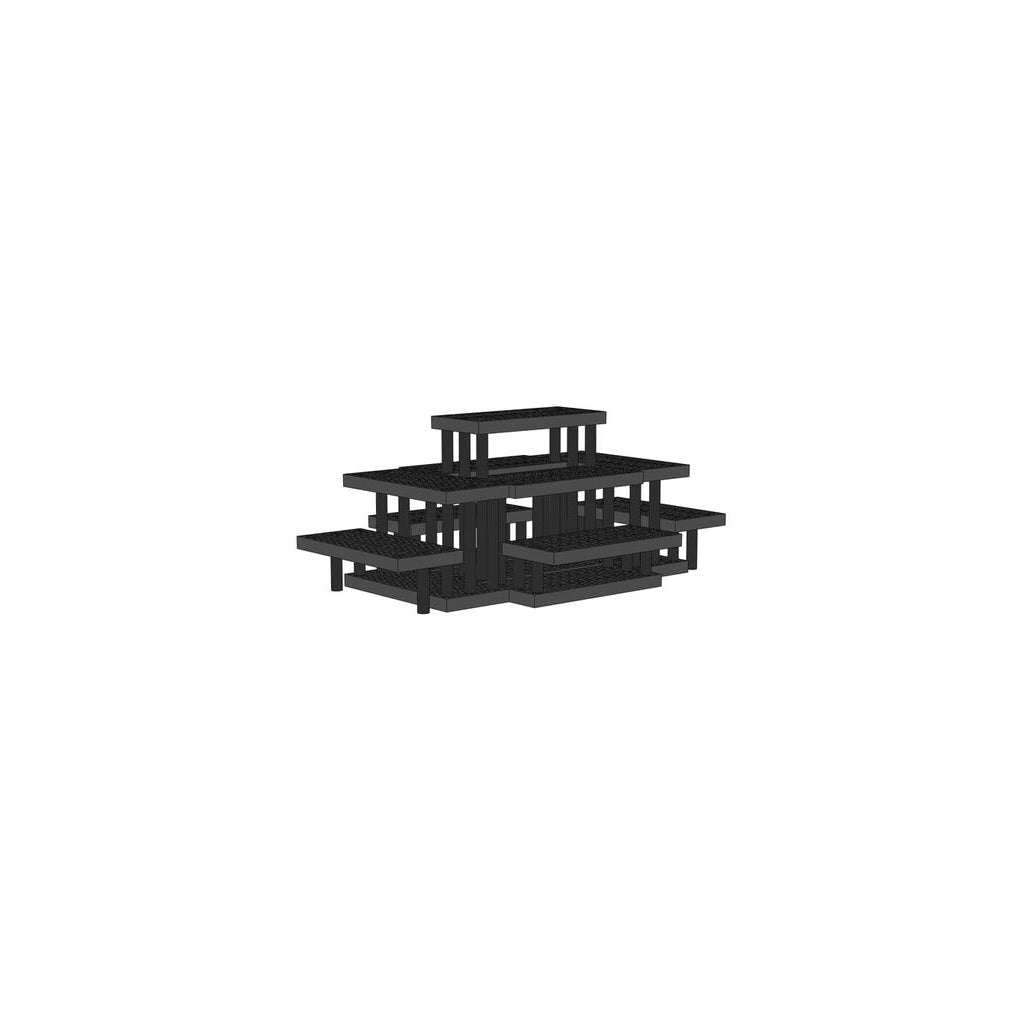 Benchmaster™ Pyramid Island Display - Greenhouse Megastore