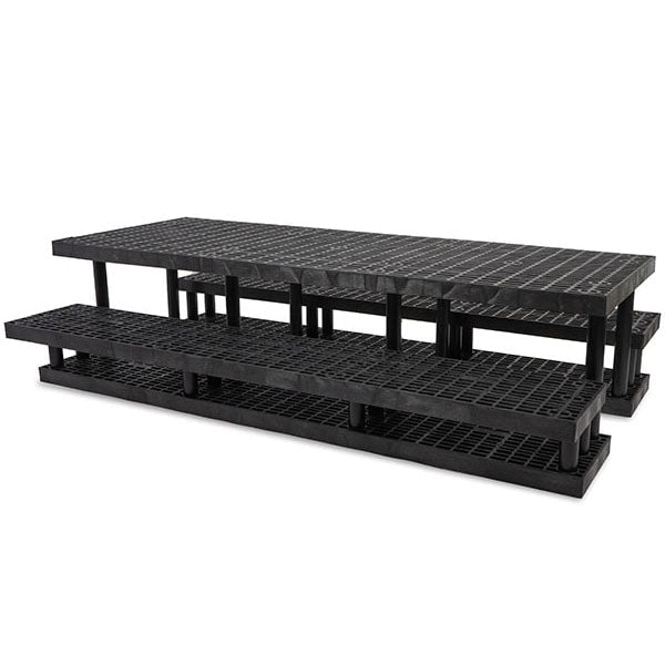 Benchmaster™ Three Step Pyramid Display - Greenhouse Megastore