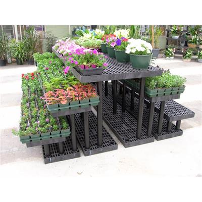 Benchmaster™ Tri-Level Pyramid Display - Greenhouse Megastore