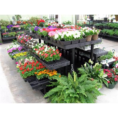 Benchmaster™ Tri-Level Pyramid Display - Greenhouse Megastore