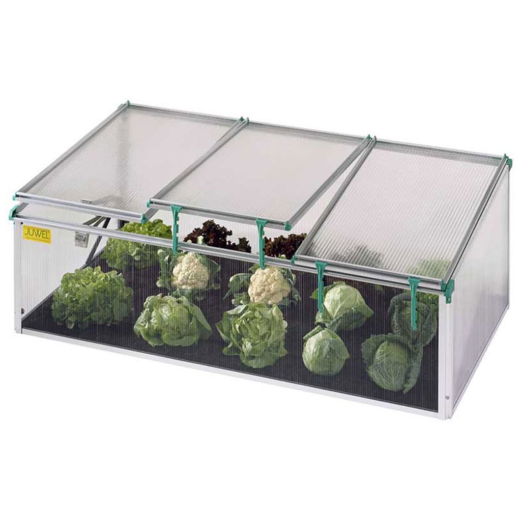 BioStar Premium Cold Frame Kit 5 x 3 ft. with 8mm Twin - Wall Polycarbonate Panels - Greenhouse Megastore