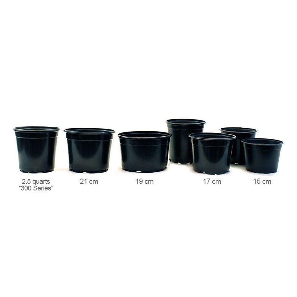 Black Euro Pots - Greenhouse Megastore