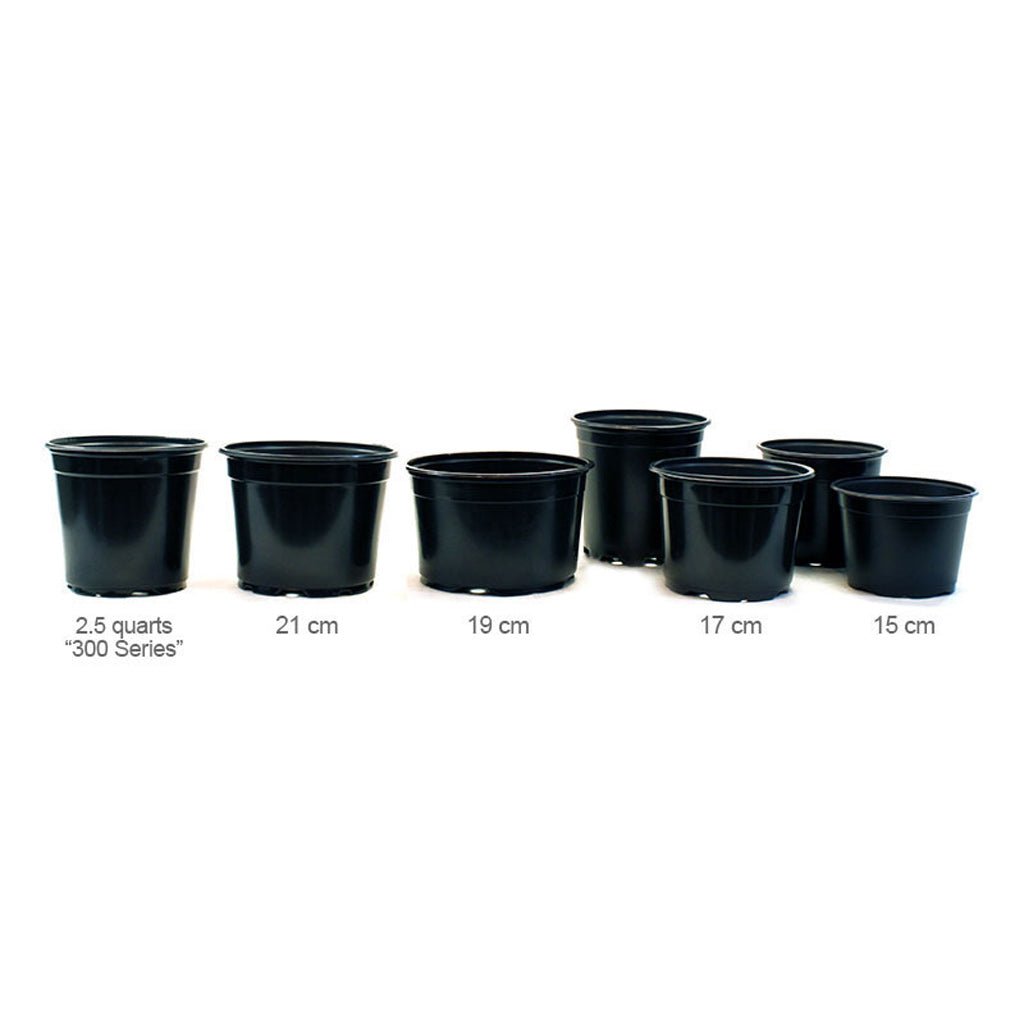 Black Euro Pots - Greenhouse Megastore