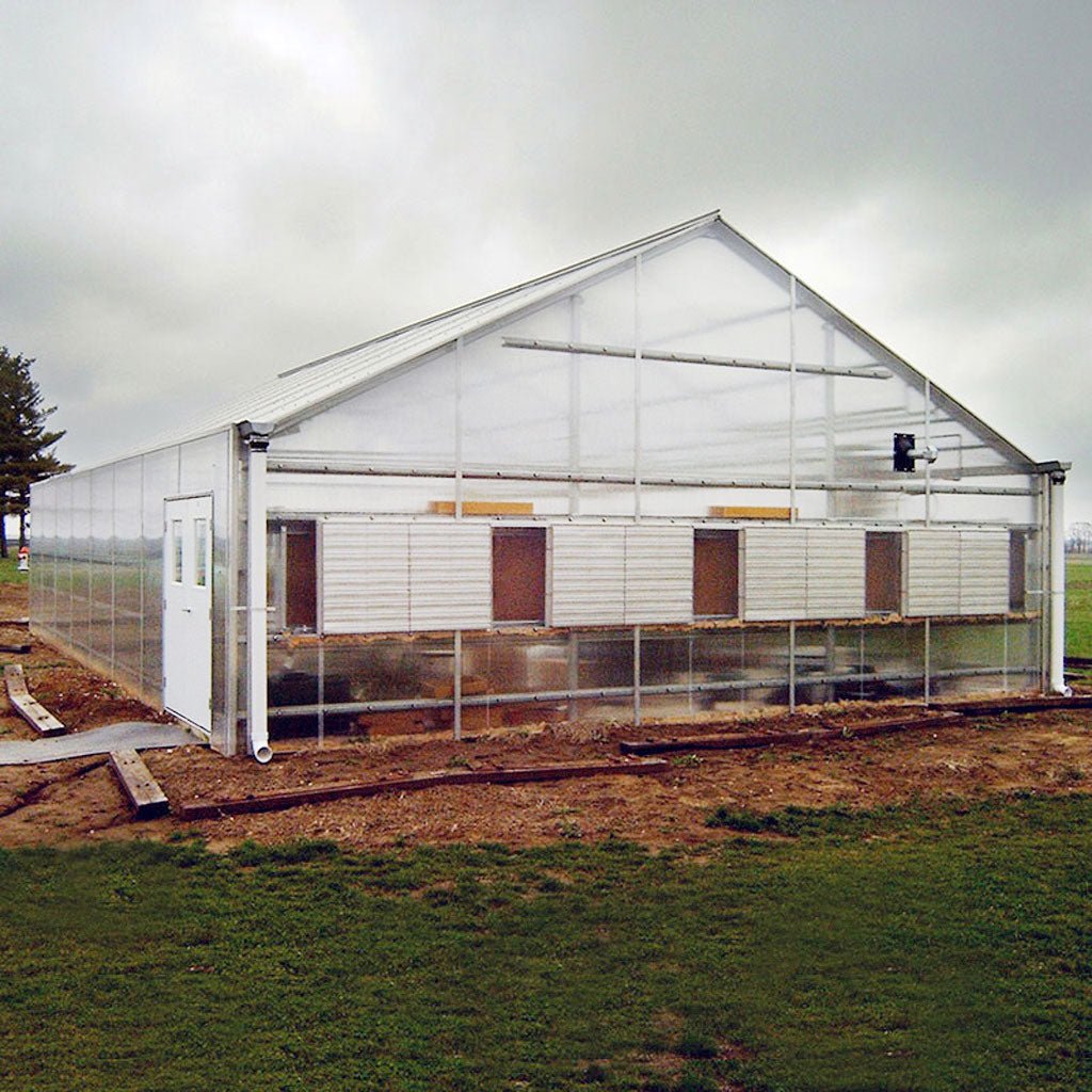 California 30 ft. x 60 ft. Teaching Greenhouse Package with 8mm Twinwall Polycarbonate Covering - Greenhouse Megastore