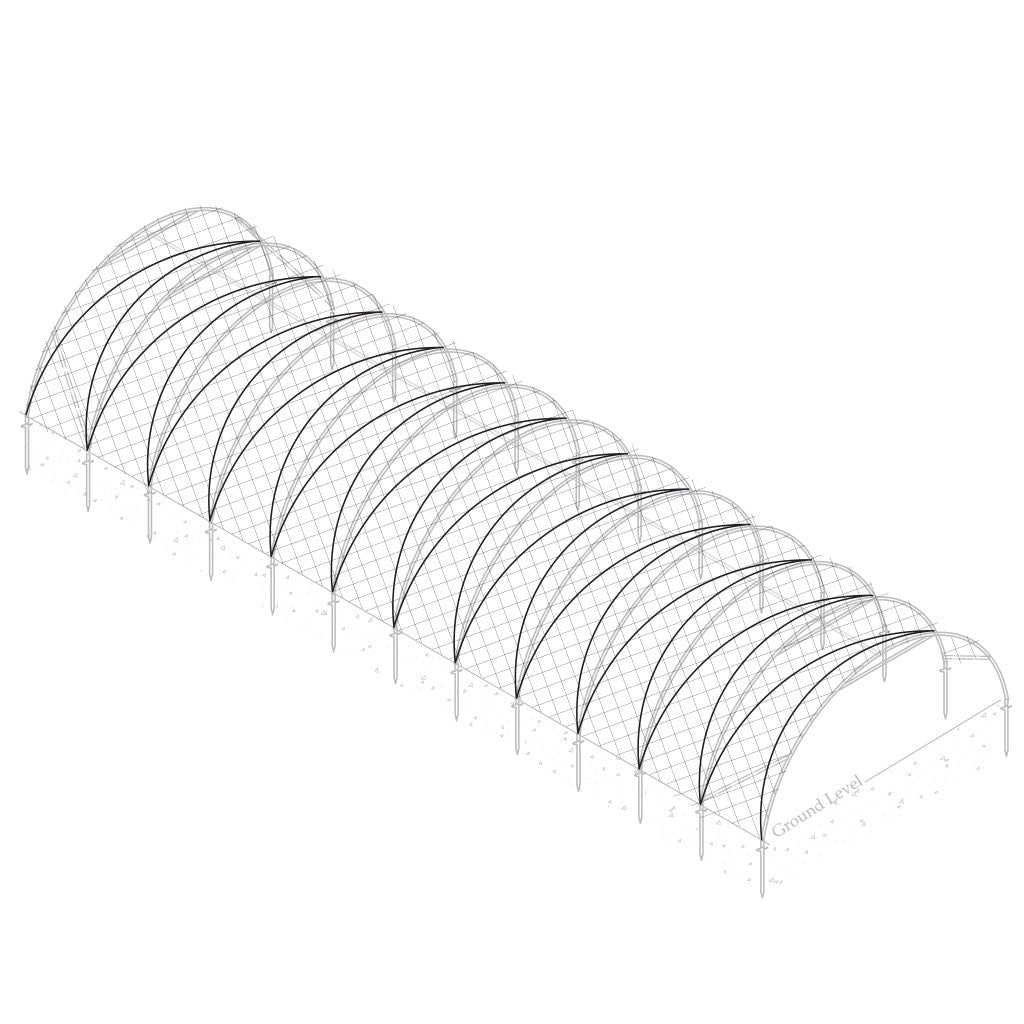 Caterpillar Hoop House Kit - Greenhouse Megastore