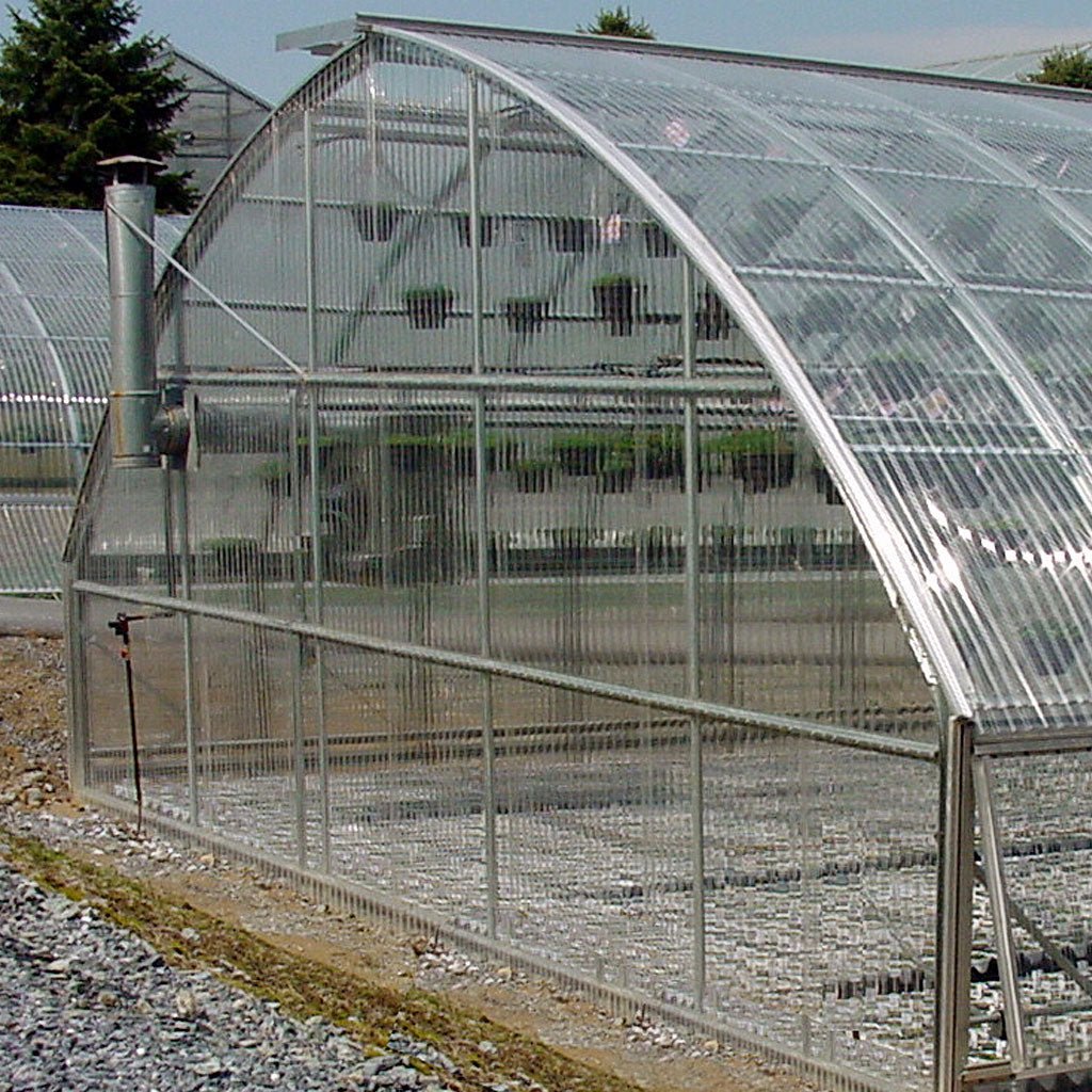 Corrugated Polycarbonate Endwall Covering - Greenhouse Megastore