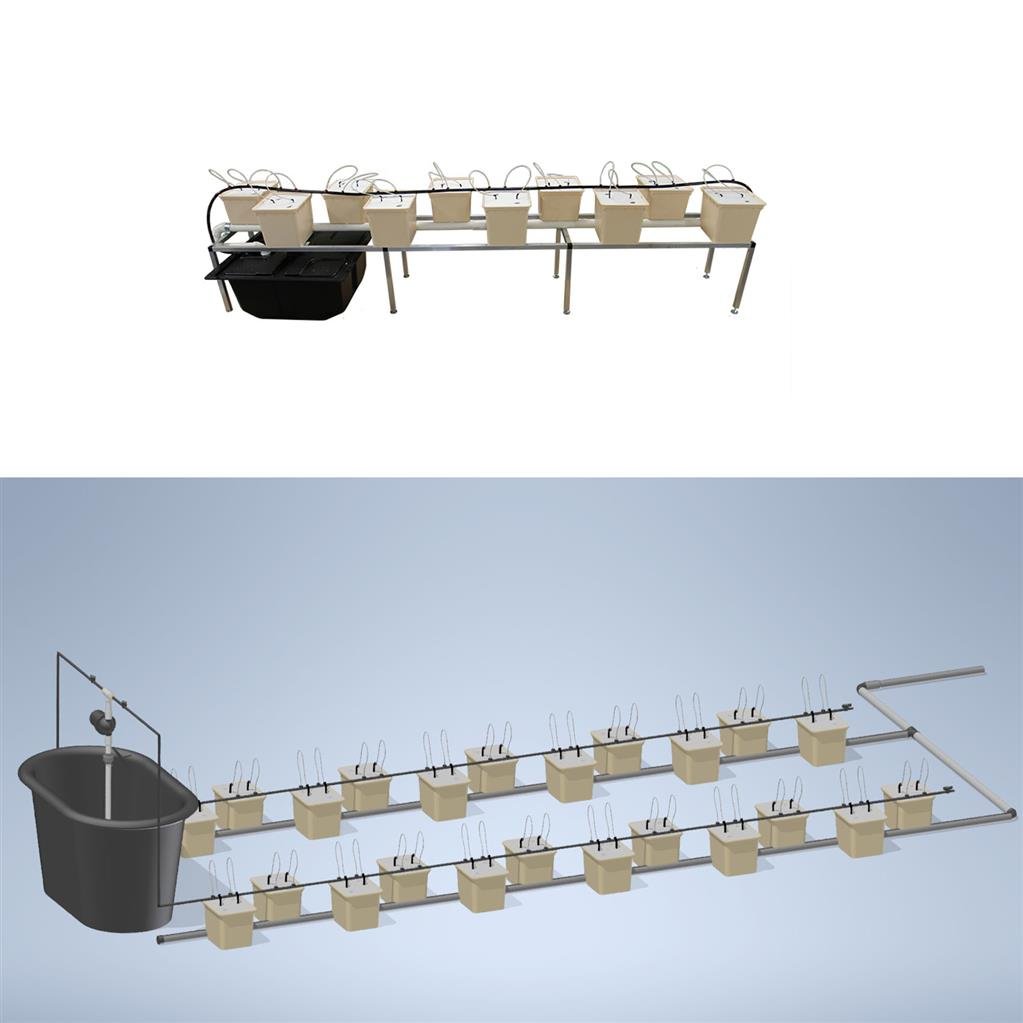 CropKing® Bato Bucket Hydroponic System - Greenhouse Megastore