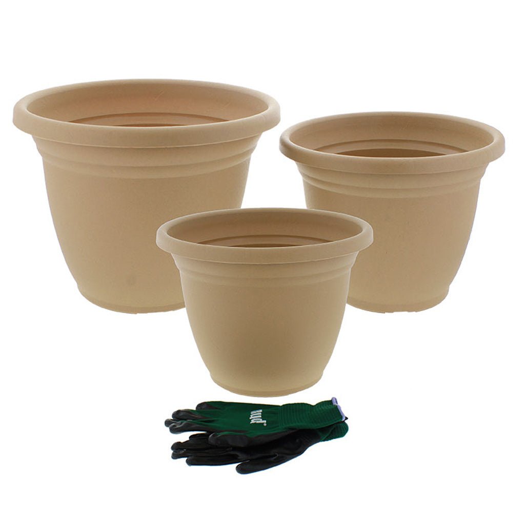 DecoStone Sandstone Planter - Greenhouse Megastore