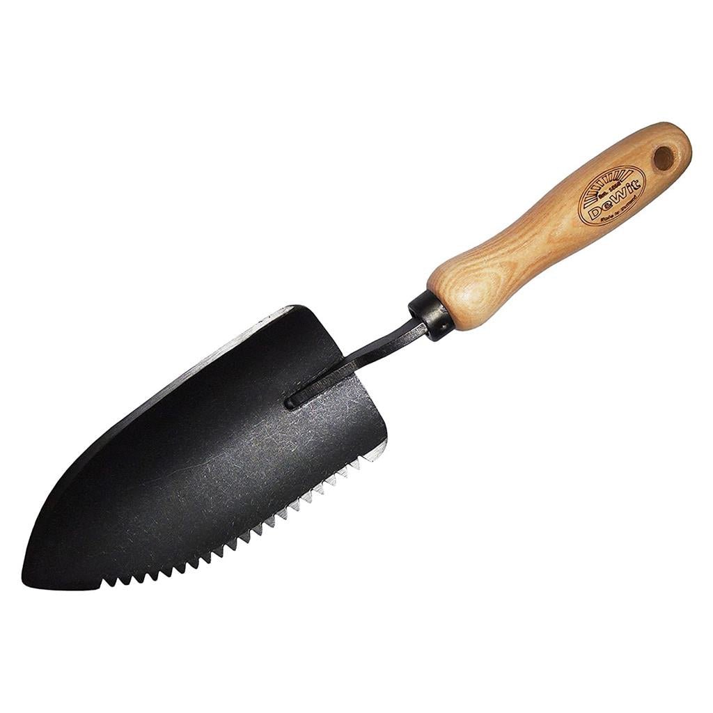 DeWit 13 in. Welldone Serrated Trowel - Greenhouse Megastore