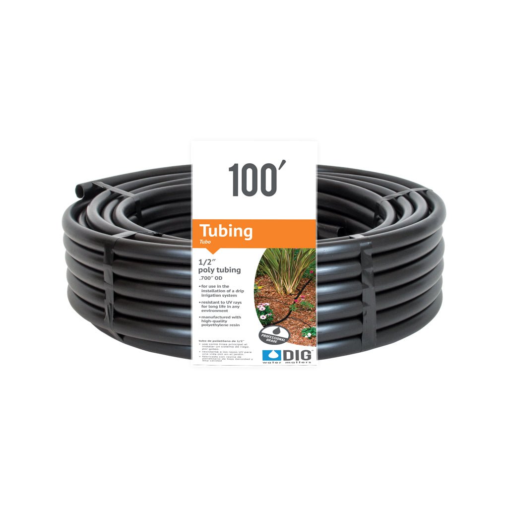 DIG 1/2 Poly Drip Tubing - Greenhouse Megastore