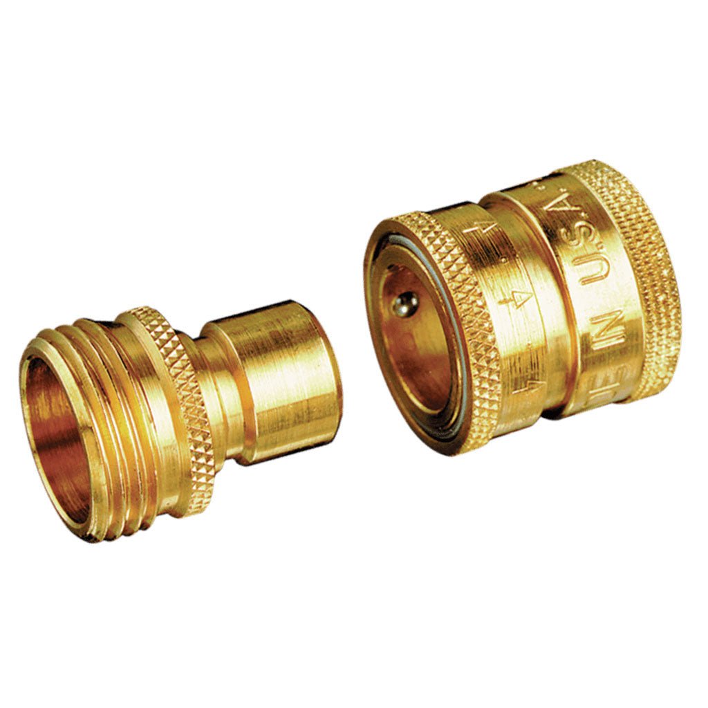 Dramm Brass Quick Hose Connector - Greenhouse Megastore