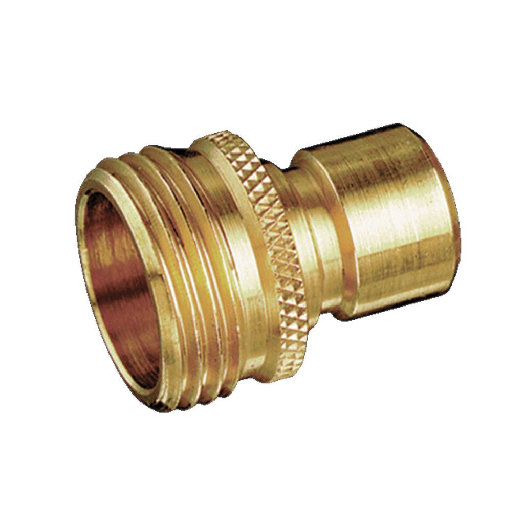 Dramm Brass Quick Hose Connector - Greenhouse Megastore