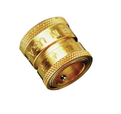 Dramm Brass Quick Hose Connector - Greenhouse Megastore
