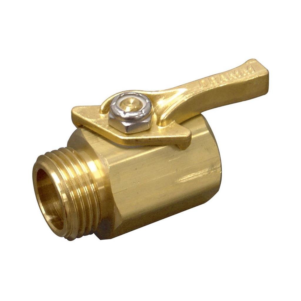 Dramm Brass Shut - Off Valve - Greenhouse Megastore