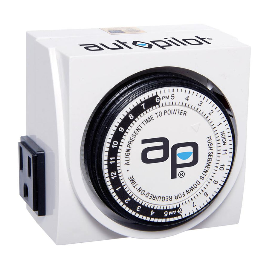 Timer Terprogram Mega Dual Outlet Manual Timer – Greenhouse Megastore