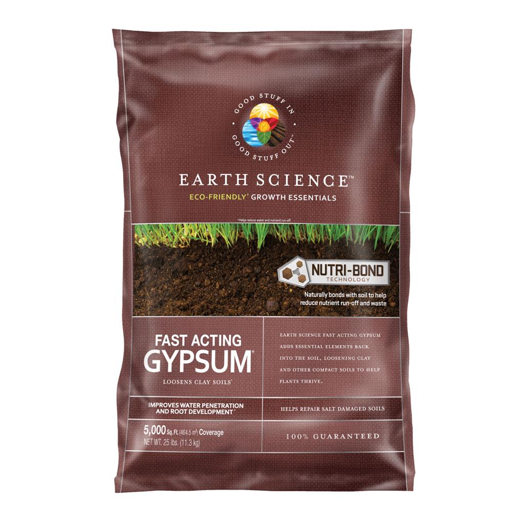 Earth Science® 25 lb. Bag Fast Acting Gypsum® - Greenhouse Megastore