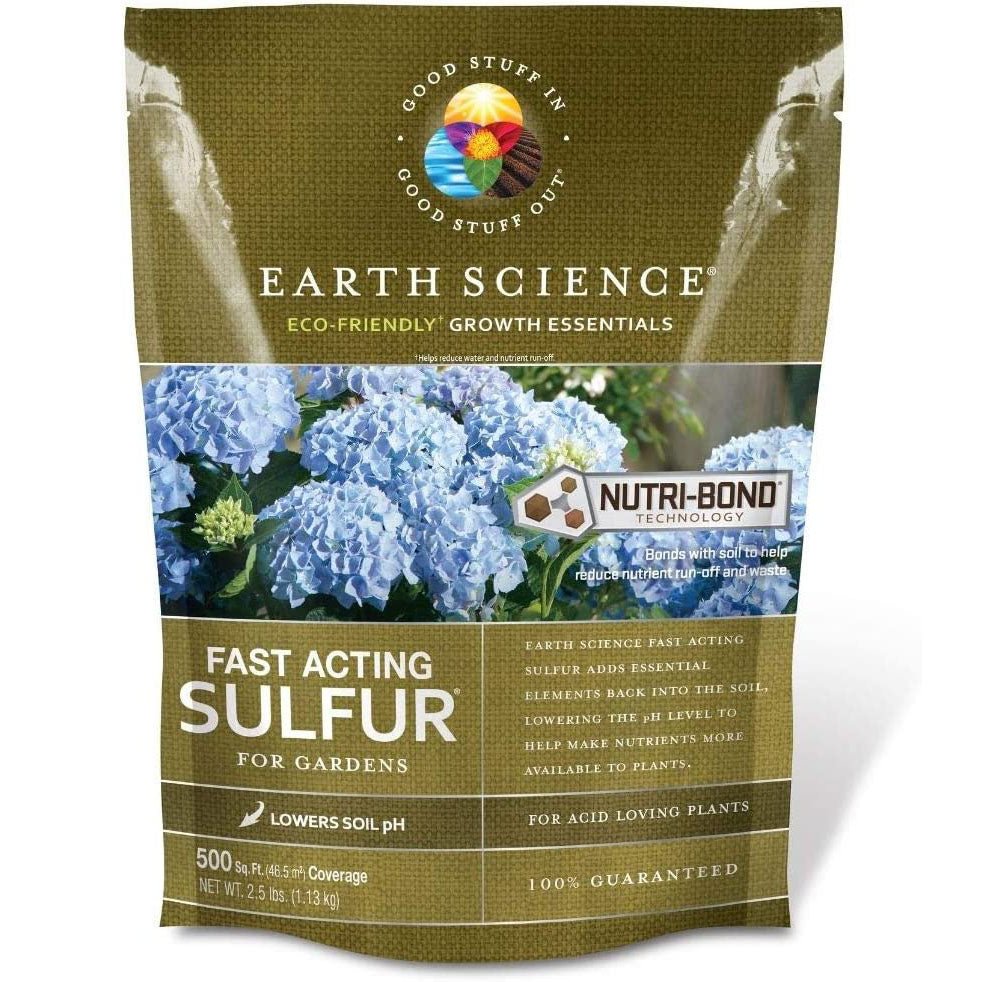 Earth Science® 2.5 lb. Bag Fast Acting Sulfur - Greenhouse Megastore