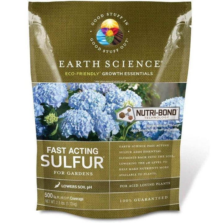 Earth Science® 2.5 lb. Bag Fast Acting Sulfur - Greenhouse Megastore