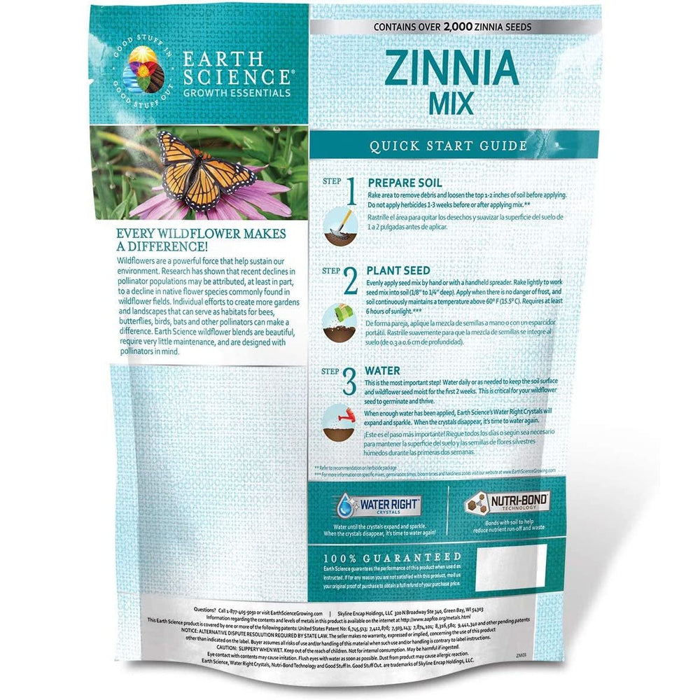 Earth Science® Zinnia Mix - Greenhouse Megastore